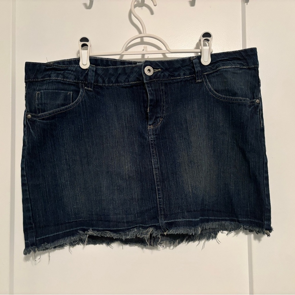 Denim Mini Skirt
